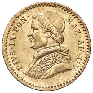Roma - Pio IX (1846-1870) 2,5 Scudi 1859 an. XIV - D/ PIVS IX PON - MAX AN XIV, busto a sinistra con...