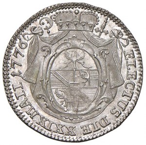 Trent - Peter Vigilius Thun (1776-1796) Donarius - D/ PETRUS VIGIL D G & S R I P TRIDENT, bust to de...