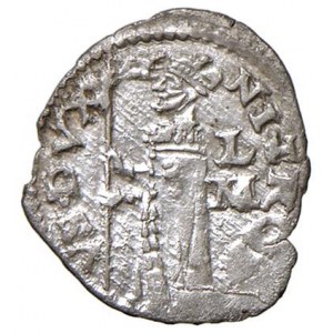 Venezia - Nicolò Tron (1471-1473) Soldino - D/ NI TRON - VS DVX, il Doge in piedi rivolto verso sini...