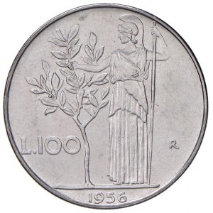 Repubblica Italiana (dal 1946) 100 Lire 1956 Minerva - Gig. 93 Ac 7,97 g NC