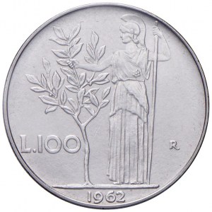 Repubblica Italiana (dal 1946) 100 Lire 1962 Minerva - Gig. 99 Ac NC • Sigillata G. Erpini qFDC