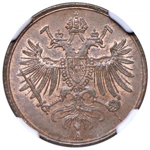 Austria - Franz Joseph I Re Lombardo Veneto (1848-1866) Soldo 1862 A Vienna - Gig. 43 Cu • In slab...
