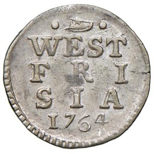 Olanda - West-Friesland (1581-1795) Bezemstuiver 1764 - KM 120 Ag 0,81 g