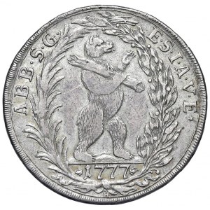 Svizzera - San Gallo Tallero 1777 - KM 29 Ag 27,77 g