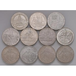Austria - Set of 11 coins of 100 Schilling, 1976 Olympische Insbruck (2) 1976 Insbruck Wintersp...