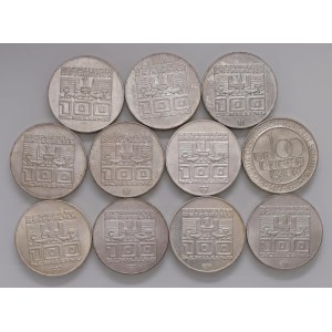 Austria - Set of 11 coins of 100 Schilling, 1976 Olympische Insbruck (2) 1976 Insbruck Wintersp...