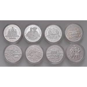 Austria - Set of 8 coins of 100 Schilling 1991 Rvdolf I, 1992 Karl V, 1992 Maximilian I, 1993 L...
