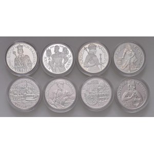 Austria - Set of 8 coins of 100 Schilling 1991 Rvdolf I, 1992 Karl V, 1992 Maximilian I, 1993 L...