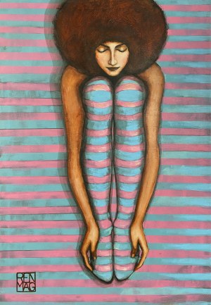 Renata MAGDA ( 1980 ), Prążki, 2014