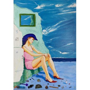 Igor BUSZKOWSKI ( 1968 ), Femme au chapeau, 2003