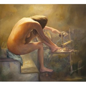 Katarzyna JAŚNIKOWSKA ( 1985 ), de la série Girl with a Reel II, 2012