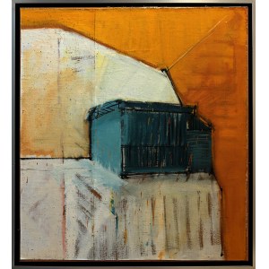 Iwona STACHURA (née en 1968), Recyclage de l'esquisse. Jaune 2, 2015