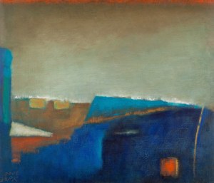 Barbara PSZCZÓŁKOWSKA-KASTEN , Pejzaż z oranżem, 2002
