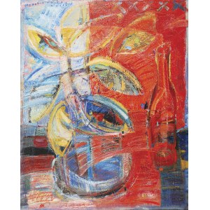 Katarzyna SKOCZYÑSKA (1958 ), Nature morte avec bouteille, 2007
