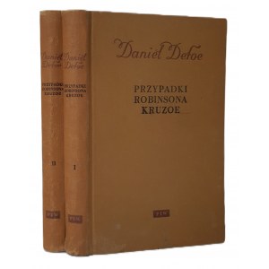 DEFOE Daniel - PRZYPADKI ROBINSONA KRUZOE Tom I-II z il.GRANDVILE'A Wyd.1954