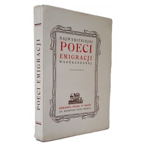 [ANTOLOGIA] NAJWYBITNIEJSI POECI EMIGRACJI WSPÓŁCZESNEJ Portrety według rys. Stafana Mrożewskiego i Esteban Sanza
