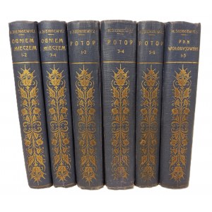 SIENKIEWICZ Henryk - TRYLOGIA w 6 wol. Oprawa RADZISZEWSKI