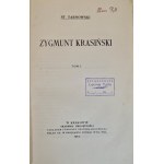 TARNOWSKI Stanisław - ZYGMUNT KRASIŃSKI OPRAWA LUKSUSOWA PUGET Tomy I-II Wyd. 1912 Ilustracje