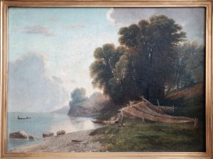 Ludwig Sellmayr, Pejzaż z obozowiskiem