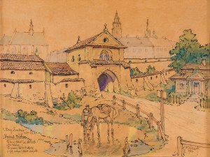 Zygmunt Wierciak, Stary Kraków. Brama Wiślna, 1943