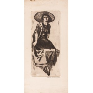Wanda Korzeniowska, Dama w kapeluszu, lata 30. XX w.