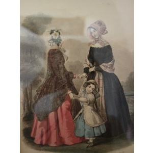 Rycina reklamowa La Mode, 1847