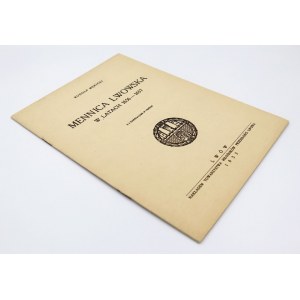 Mękicki R., Mennica lwowska w latach 1656-1657. Lwów 1932 - Reprint, 1992