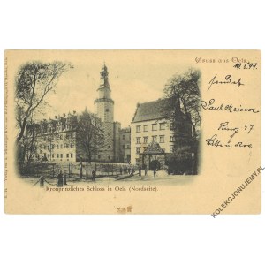 [OLEŚNICA. Castle] Kronprinzliches Schloss on Oels (Nordseite).