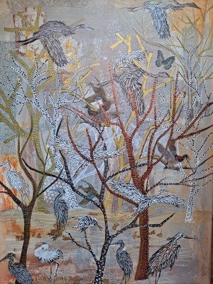 Hanna DZIECINIAK (ur. 1960), Ptaki, 2018