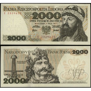Poľsko, 2 000 PLN, 1.05.1977