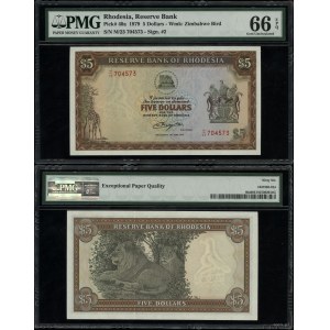 Rhodesia, $5, 15.05.1979