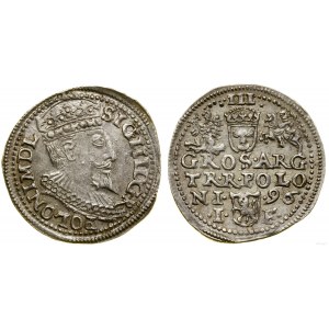 Polska, trojak, 1596, Olkusz