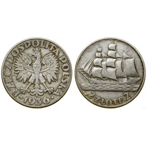 Poland, 2 zloty, 1936, Warsaw