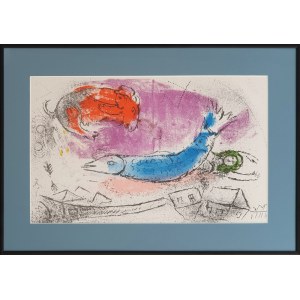 Marc Chagall, Pesce azzurro (LE POISSON BLEU), 1957