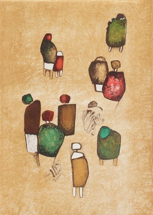 Witold Leszek Kaczanowski (Witold-K), Petit groupe joyeux, 1967