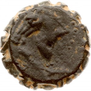Seleukid Kingdom of Syria Antioch on the Orontes Serrate Demetrios I Bronze ND 162-150 BC