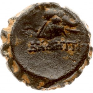 Seleukid Kingdom of Syria Antioch on the Orontes Serrate Demetrios I Bronze ND 162-150 BC
