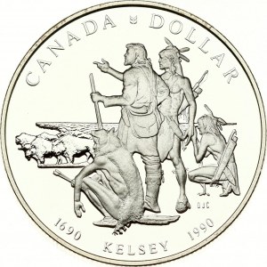 Canada 1 Dollar 1990 Henry Kelsey