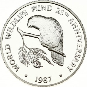 Cayman Islands 5 Dollars 1987 WWF