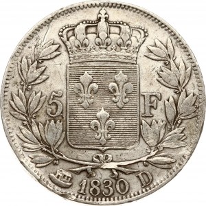 France 5 Francs 1830 D