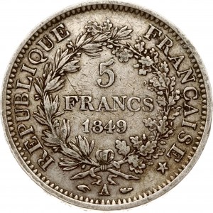 France 5 Francs 1849 A