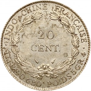 French Indochina 20 Cents 1937