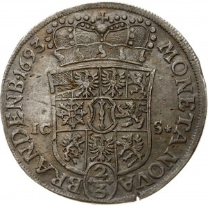 Brandenburg-Prussia 2/3 Taler 1693 ICS