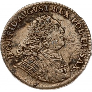 Germany Saxony 1/6 Taler 1763 FwoF