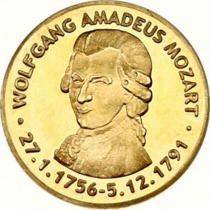 Germany Token ND Wolfgang Amadeus Mozart