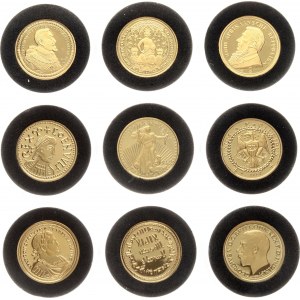 Germany Token ND the rarest and most valuable gold Coins COPY Set Lot of 9 pcs