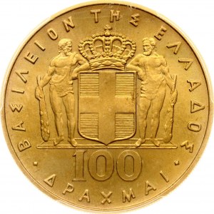 Greece 100 Drachmai 1967 (1970) PCGS MS 67
