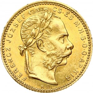 Hungary 20 Francs / 8 Forint 1881 KB