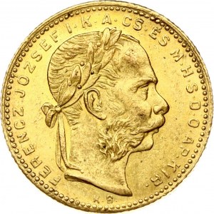 Hungary 20 Francs / 8 Forint 1881 KB