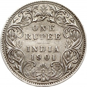 India - Rupia britannica 1901